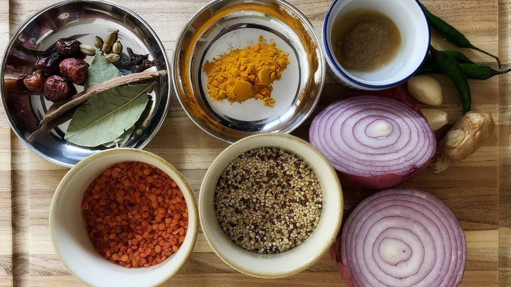 Quinoa Khichuri: Help Dry, Itchy Scalp