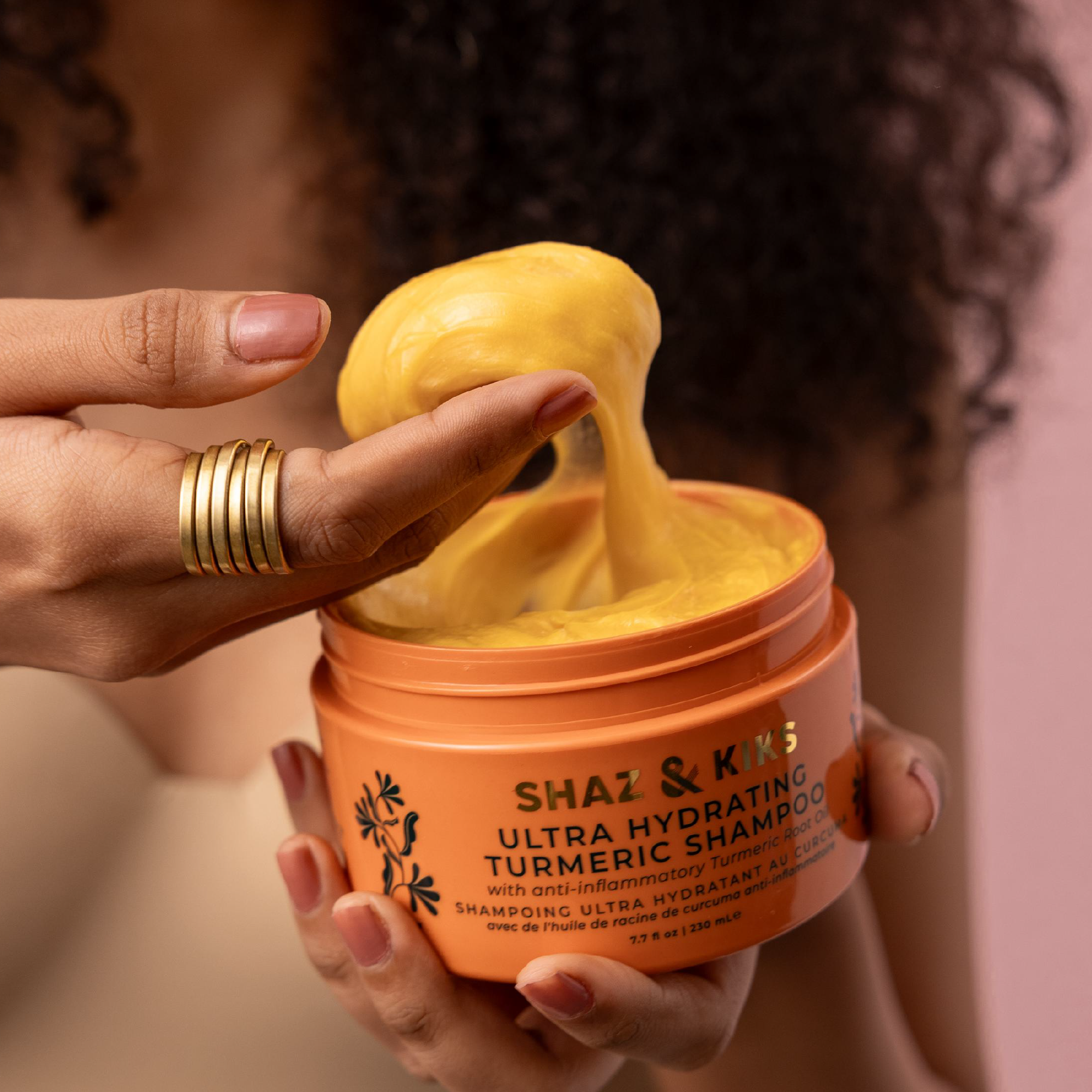 Ultra Hydrating Turmeric Shampoo and Conditioner | SHAZ & KIKS Ultra Hydrating Turmeric Shampoo and Conditioner | SHAZ & KIKS