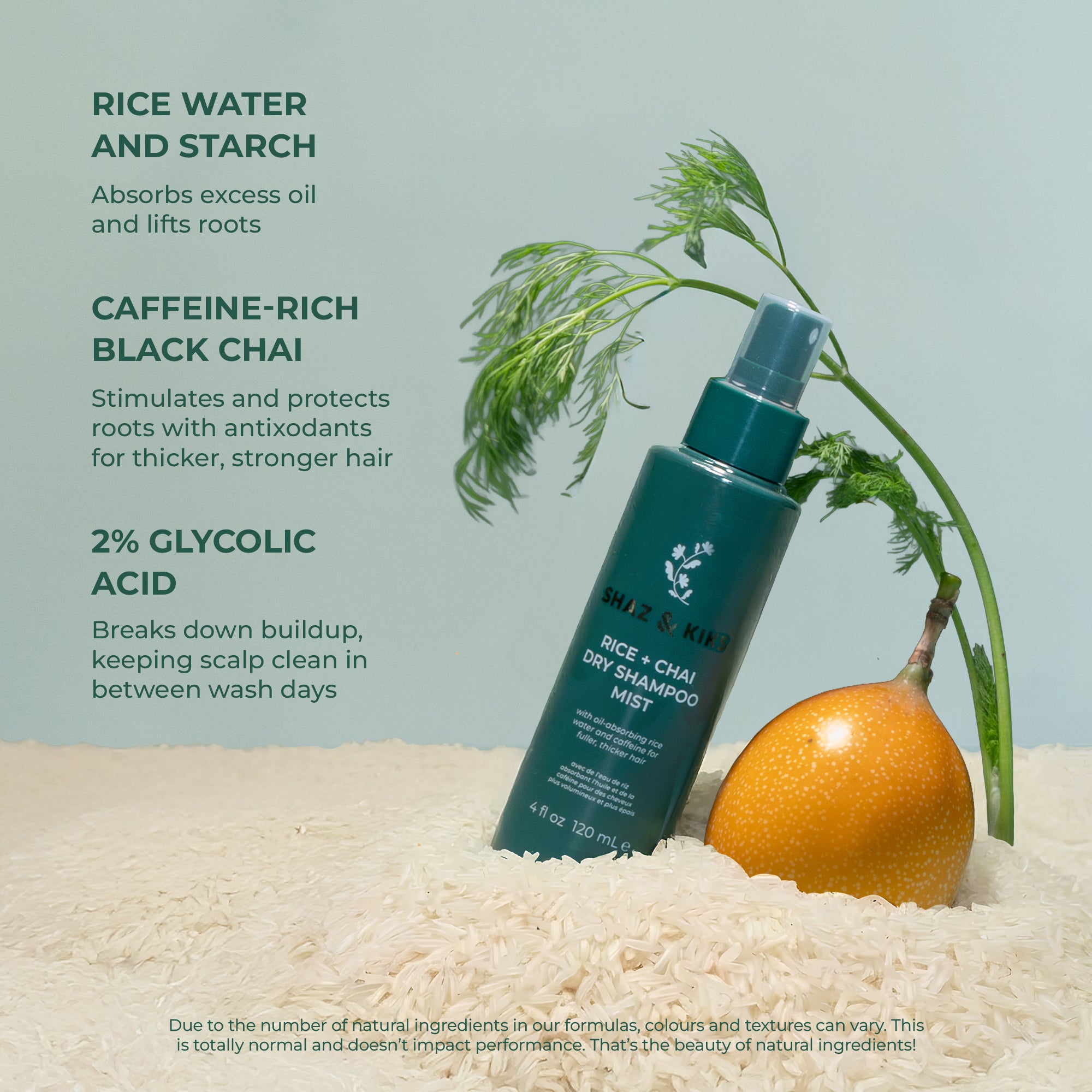 Rice+Chai Dry Shampoo Mist