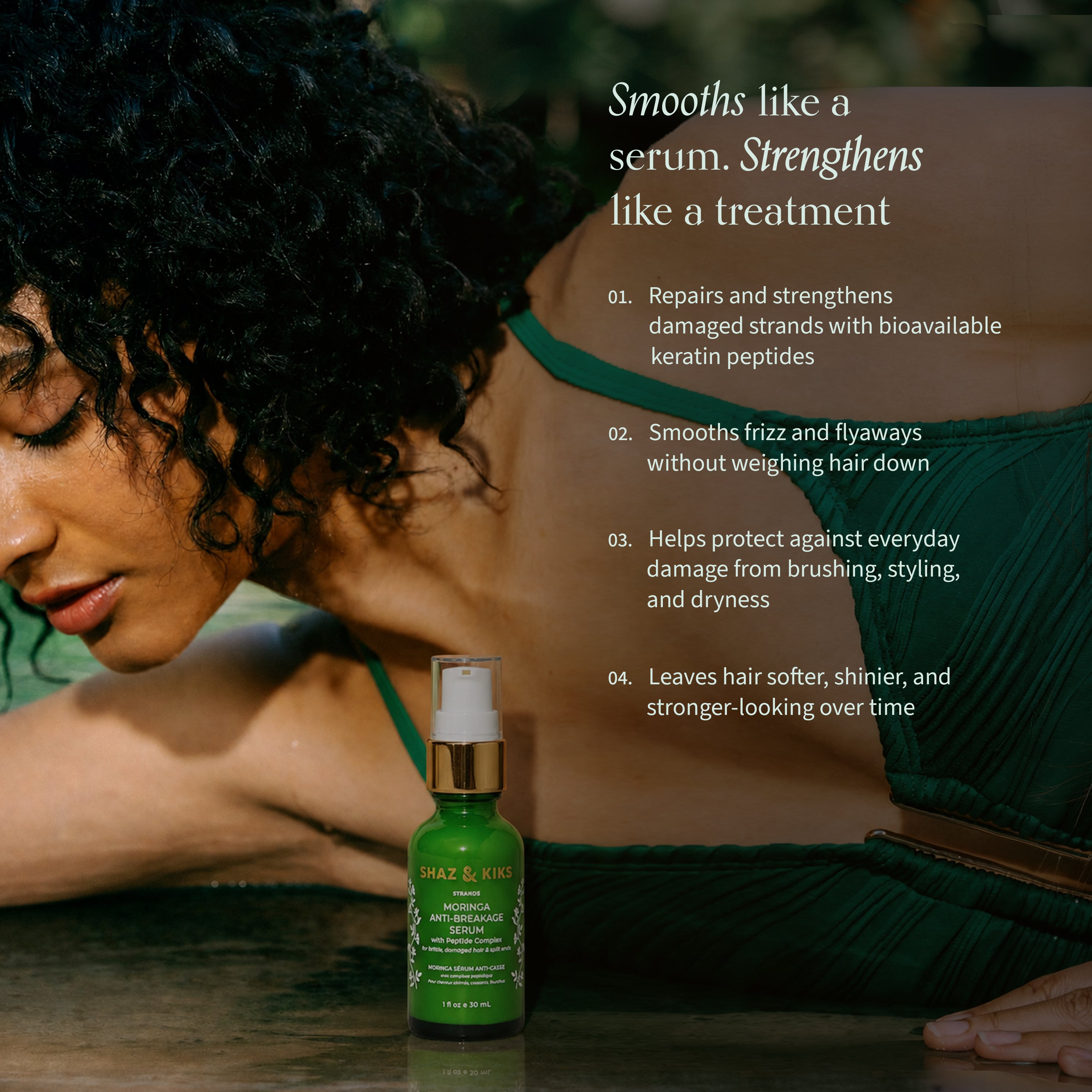 Moringa Anti-breakage Peptide Hair Serum| SHAZ & KIKS