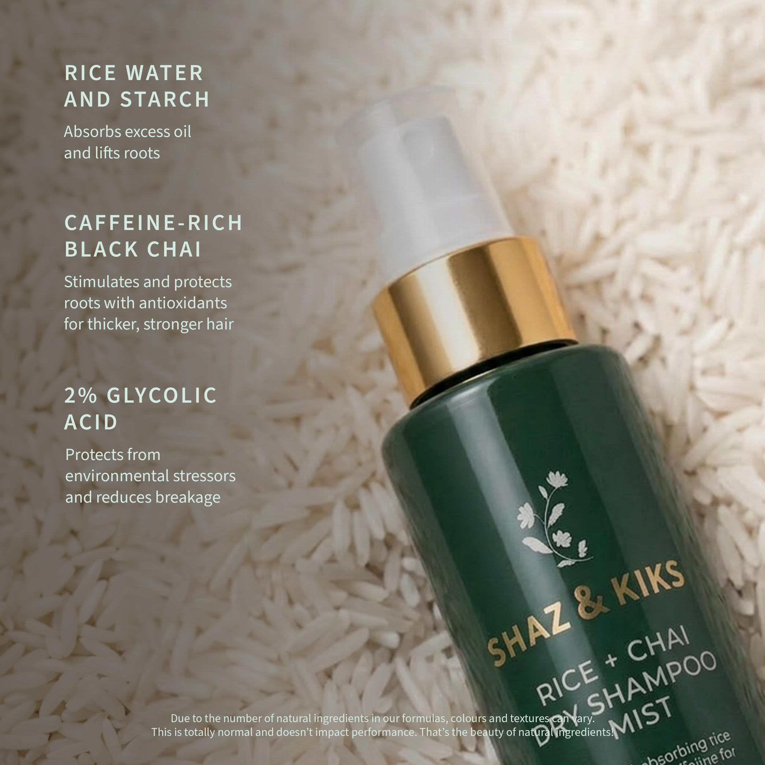 Rice+Chai Dry Shampoo Mist