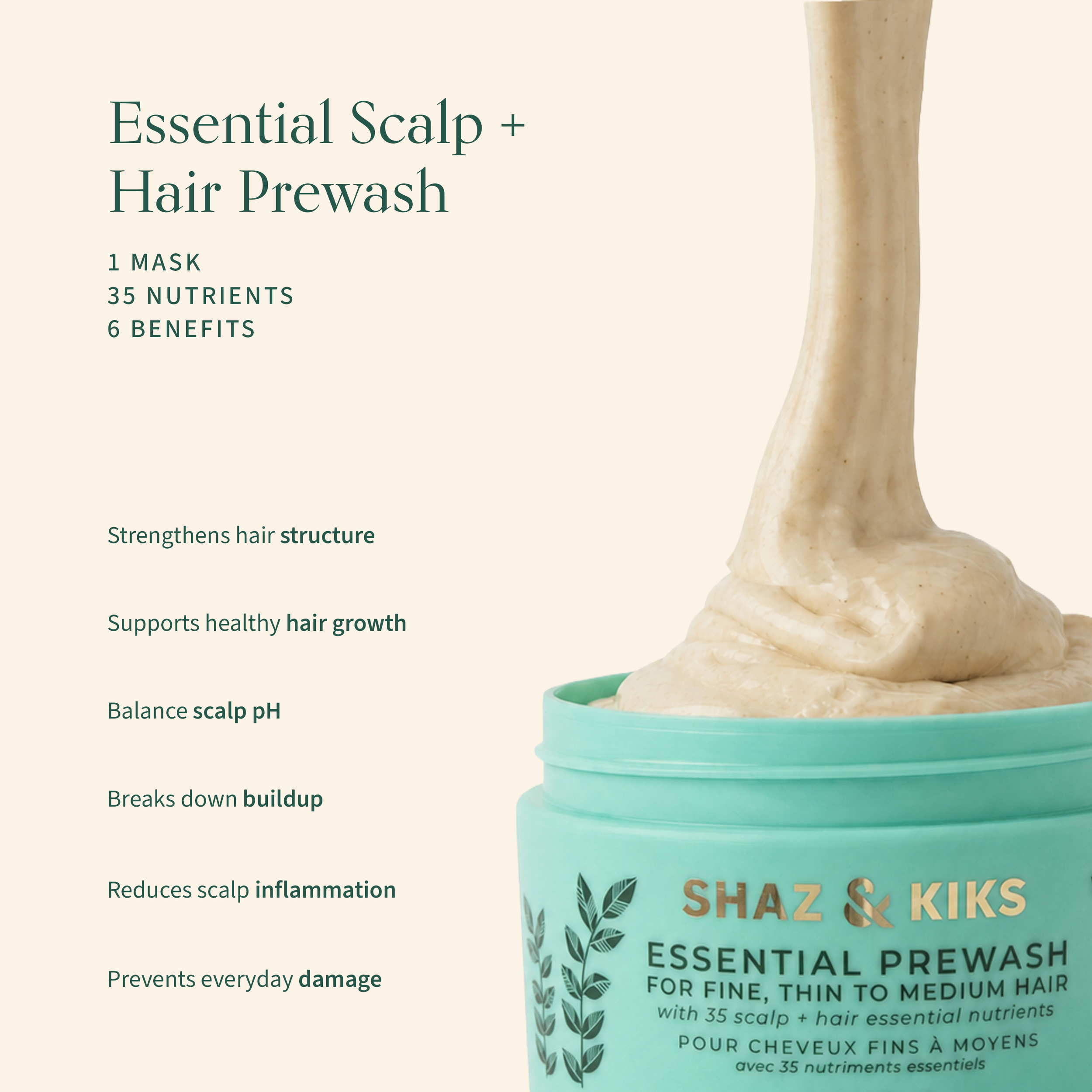 Prewash Subscription for thick, curly or coily hair