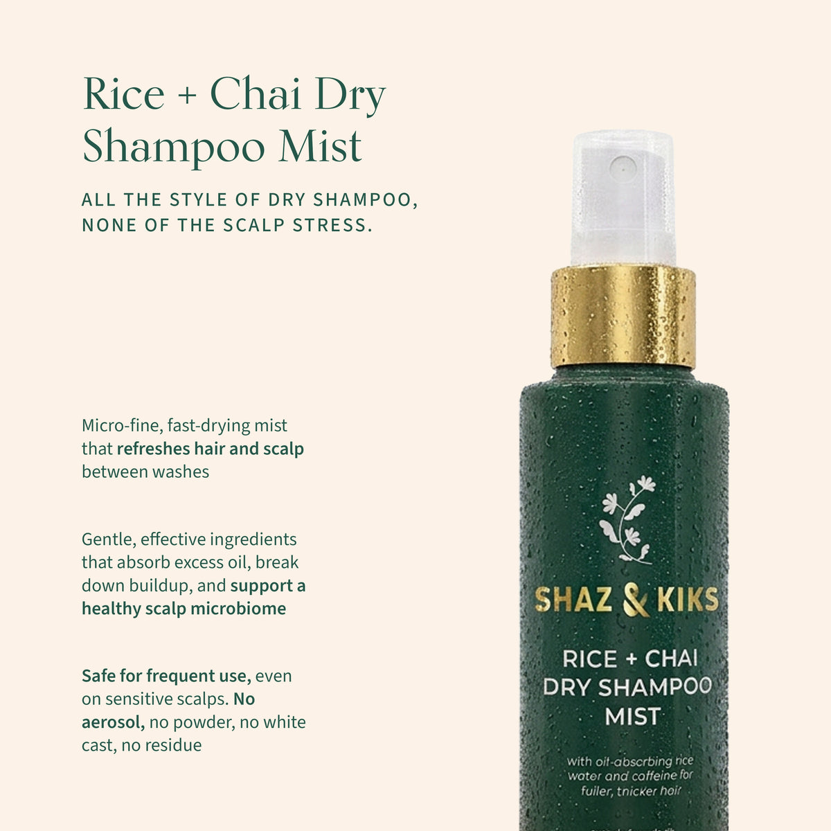 Rice+Chai Dry Shampoo Mist