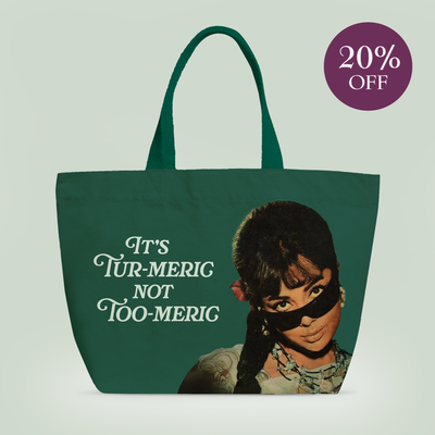 TuRmeric Not Toomeric Jumbo Tote